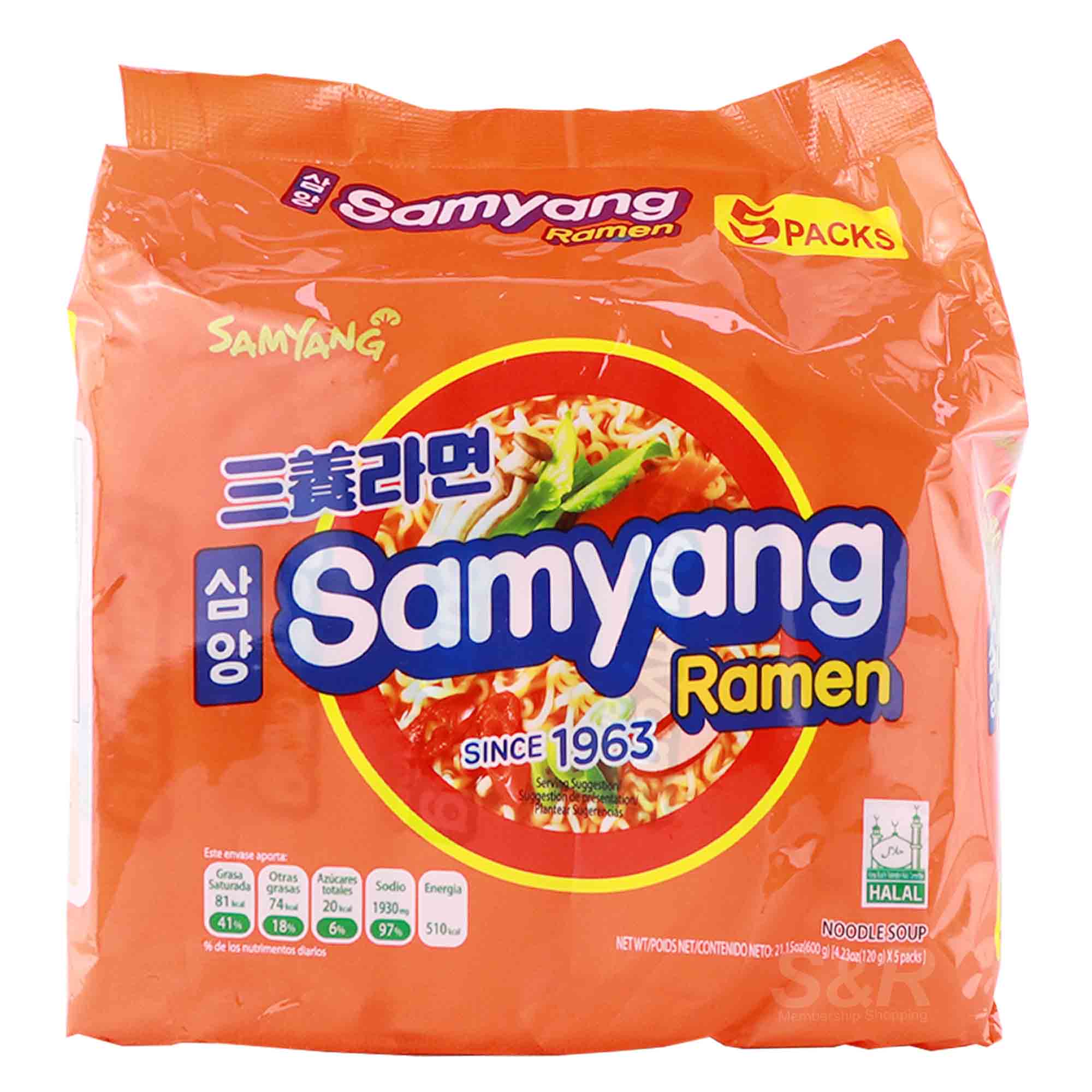 Samyang Original Ramen 5 packs Samyang Original Ramen 5 packs